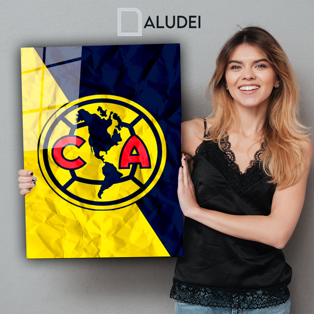 AMERICA FC CAMPEÓN CUADRO DE ALUMINIO SUBLIMADO 40X60 CM