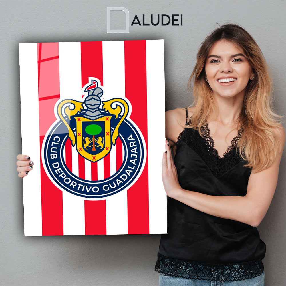 CHIVAS FC CUADRO DE ALUMINIO SUBLIMADO 40X60 CM