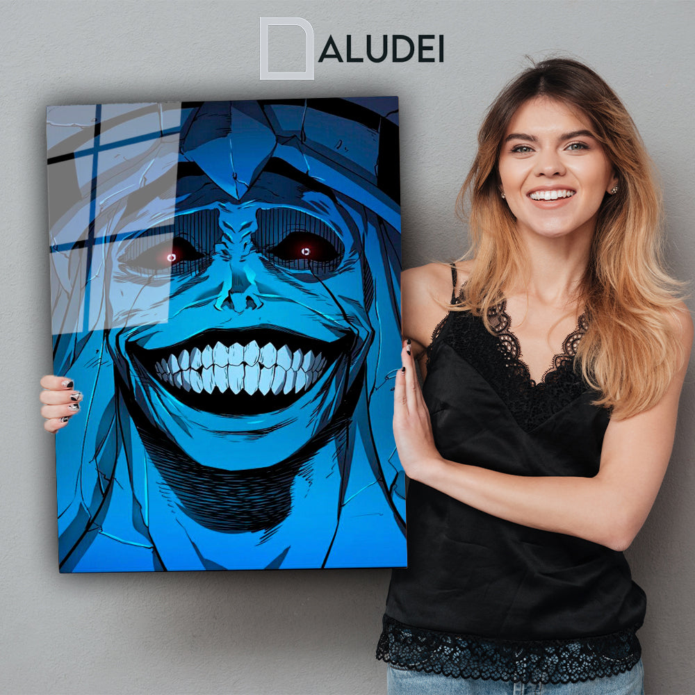 ESTATUA SONRIENTE JUJUT CUADRO DE ALUMINIO SUBLIMADO 40X60 CM
