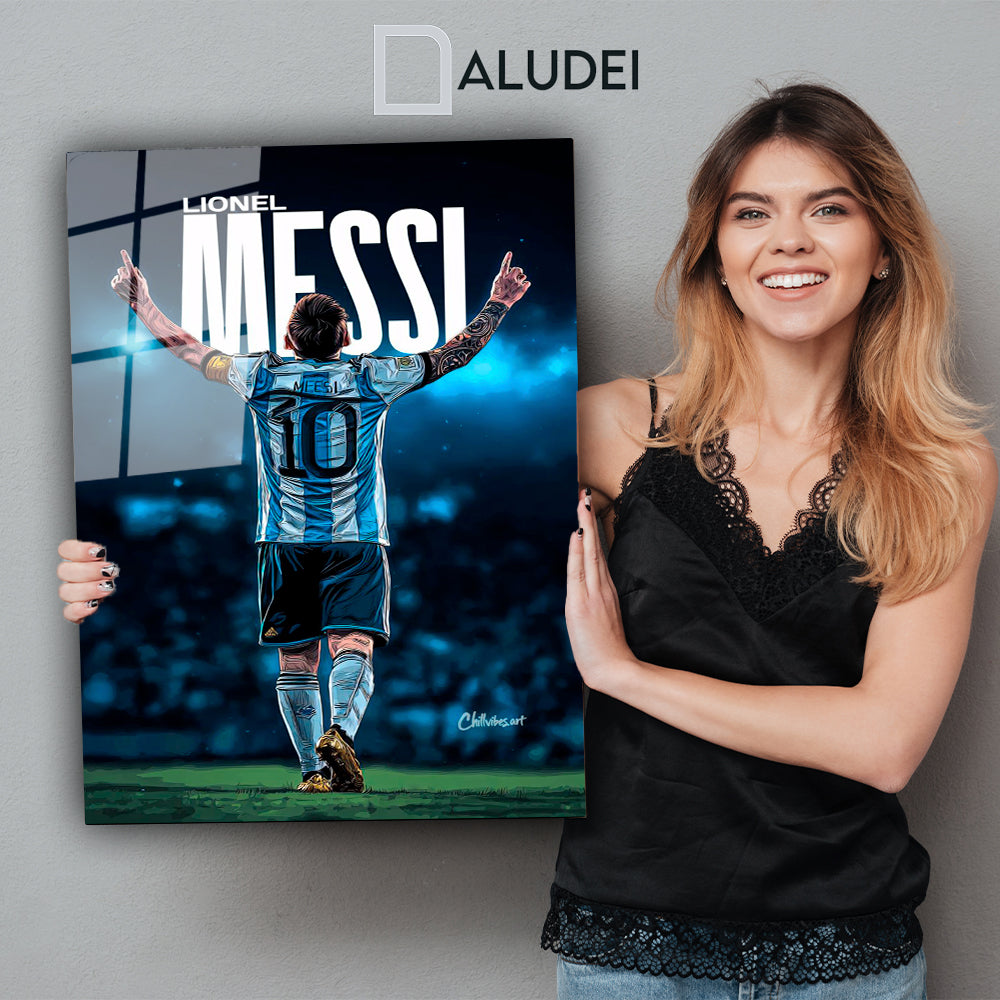 CAMPEÓN ARGENTINO CUADRO DE ALUMINIO SUBLIMADO 40X60 CM