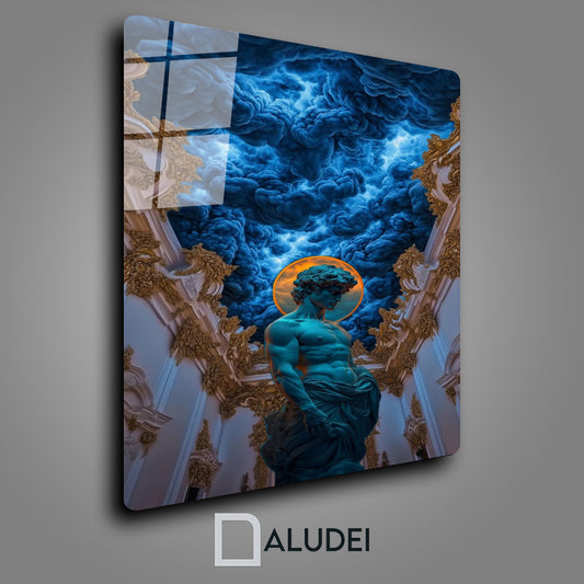 ADÁN Y EL CIELO CUADRO DE ALUMINIO SUBLIMADO 40X60 CM