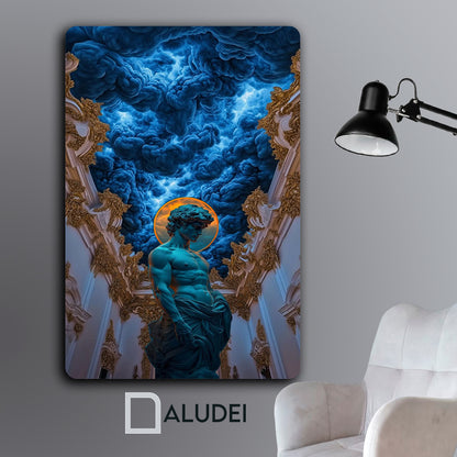 ADÁN Y EL CIELO CUADRO DE ALUMINIO SUBLIMADO 40X60 CM