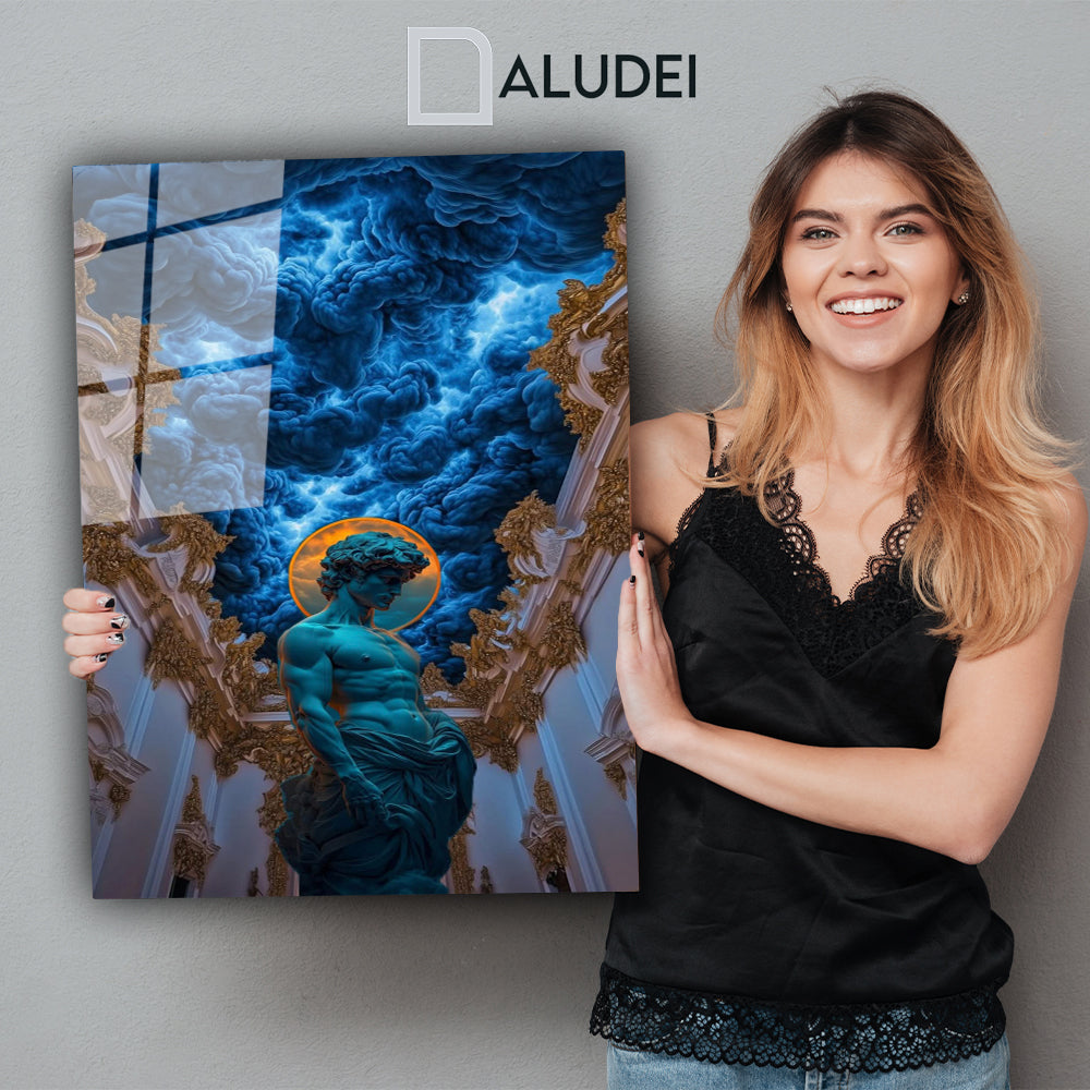 ADÁN Y EL CIELO CUADRO DE ALUMINIO SUBLIMADO 40X60 CM