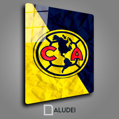 AMERICA FC CAMPEÓN CUADRO DE ALUMINIO SUBLIMADO 40X60 CM