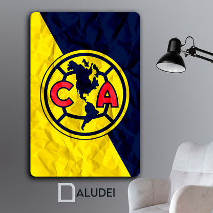 AMERICA FC CAMPEÓN CUADRO DE ALUMINIO SUBLIMADO 40X60 CM