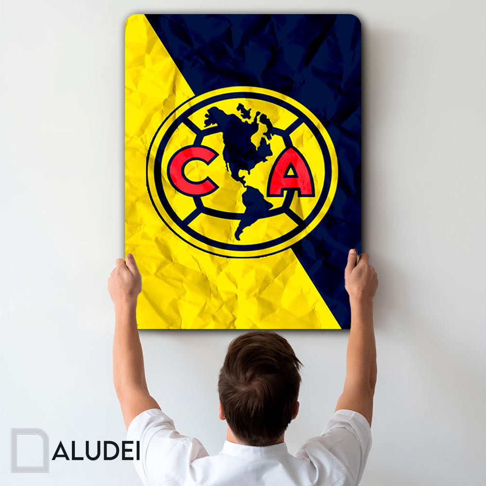AMERICA FC CAMPEÓN CUADRO DE ALUMINIO SUBLIMADO 40X60 CM