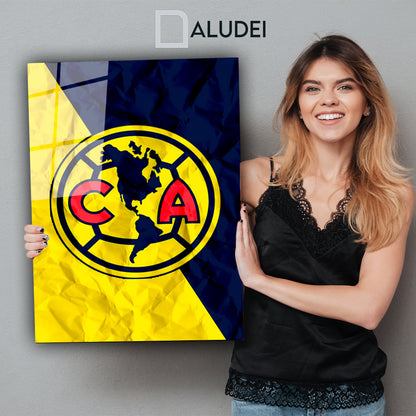 AMERICA FC CAMPEÓN CUADRO DE ALUMINIO SUBLIMADO 40X60 CM