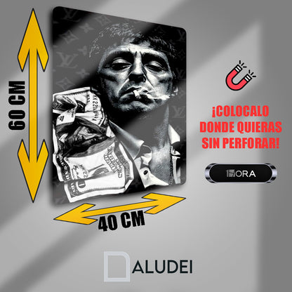CARA CORTADA CUADRO DE ALUMINIO SUBLIMADO 40X60 CM