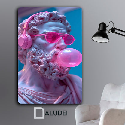 ESTATUA CHILL BRO CUADRO DE ALUMINIO SUBLIMADO 40X60 CM