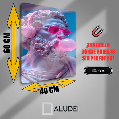 ESTATUA CHILL BRO CUADRO DE ALUMINIO SUBLIMADO 40X60 CM