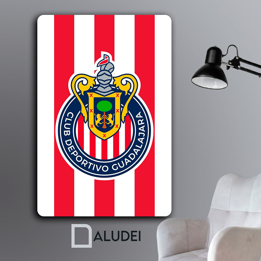 CHIVAS FC CUADRO DE ALUMINIO SUBLIMADO 40X60 CM