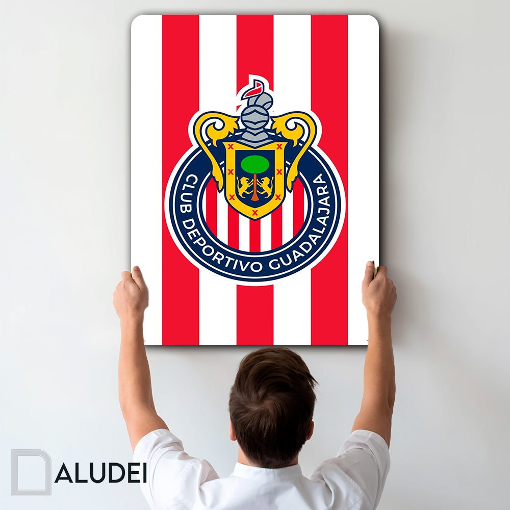 CHIVAS FC CUADRO DE ALUMINIO SUBLIMADO 40X60 CM