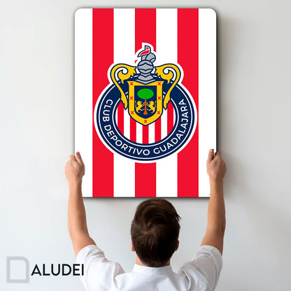 CHIVAS FC CUADRO DE ALUMINIO SUBLIMADO 40X60 CM