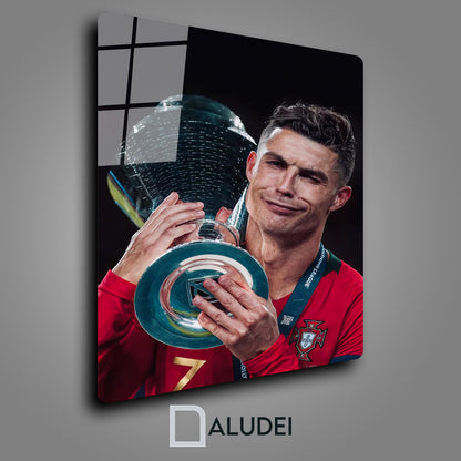 CAMPEÓN DE PORTUGAL CR CUADRO DE ALUMINIO SUBLIMADO 40X60 CM