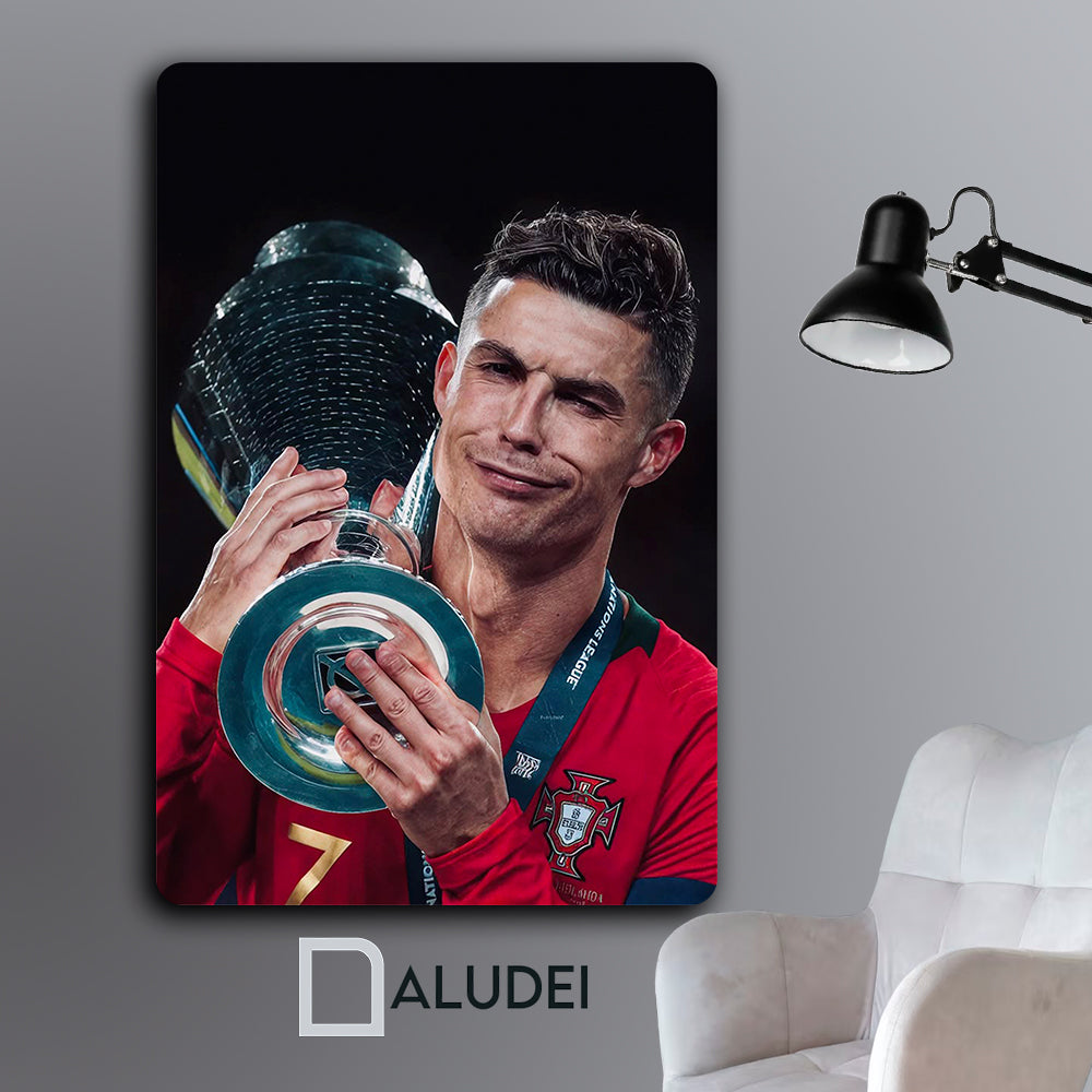 CAMPEÓN DE PORTUGAL CR CUADRO DE ALUMINIO SUBLIMADO 40X60 CM