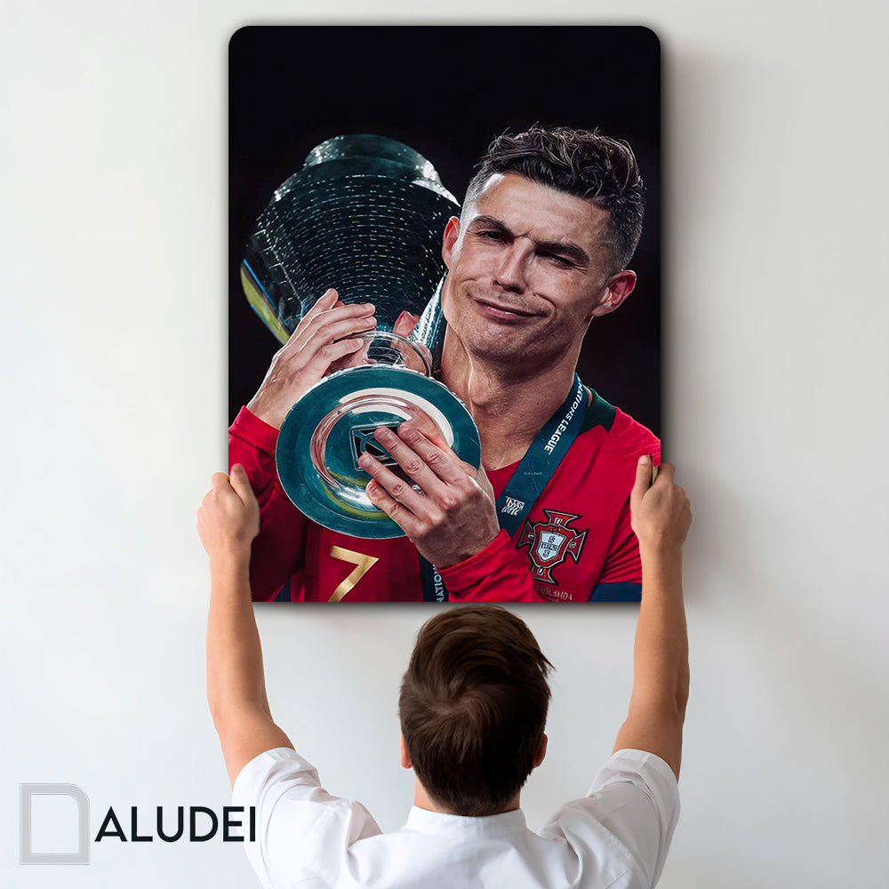 CAMPEÓN DE PORTUGAL CR CUADRO DE ALUMINIO SUBLIMADO 40X60 CM