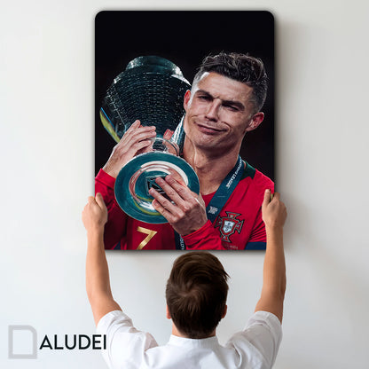 CAMPEÓN DE PORTUGAL CR CUADRO DE ALUMINIO SUBLIMADO 40X60 CM