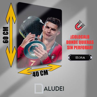 CAMPEÓN DE PORTUGAL CR CUADRO DE ALUMINIO SUBLIMADO 40X60 CM
