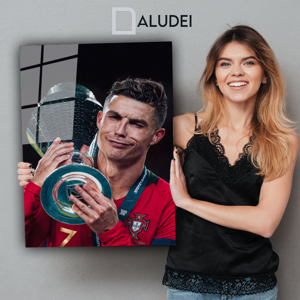 CAMPEÓN DE PORTUGAL CR CUADRO DE ALUMINIO SUBLIMADO 40X60 CM