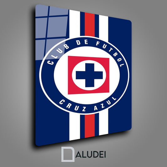 CRUZ AZUL FC CUADRO DE ALUMINIO SUBLIMADO 40X60 CM
