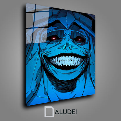 ESTATUA SONRIENTE JUJUT CUADRO DE ALUMINIO SUBLIMADO 40X60 CM