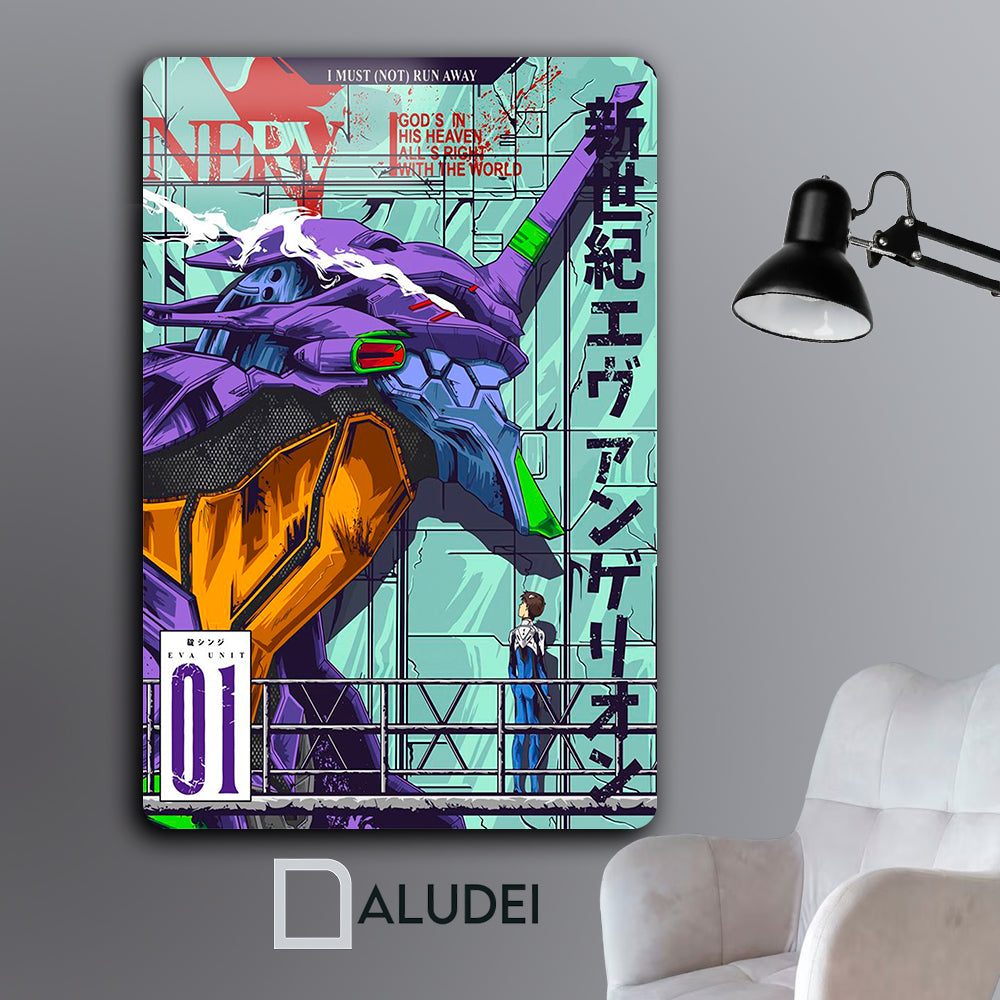 EVANGELIO CUADRO DE ALUMINIO SUBLIMADO 40X60 CM