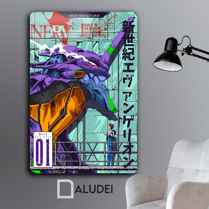 EVANGELIO CUADRO DE ALUMINIO SUBLIMADO 40X60 CM