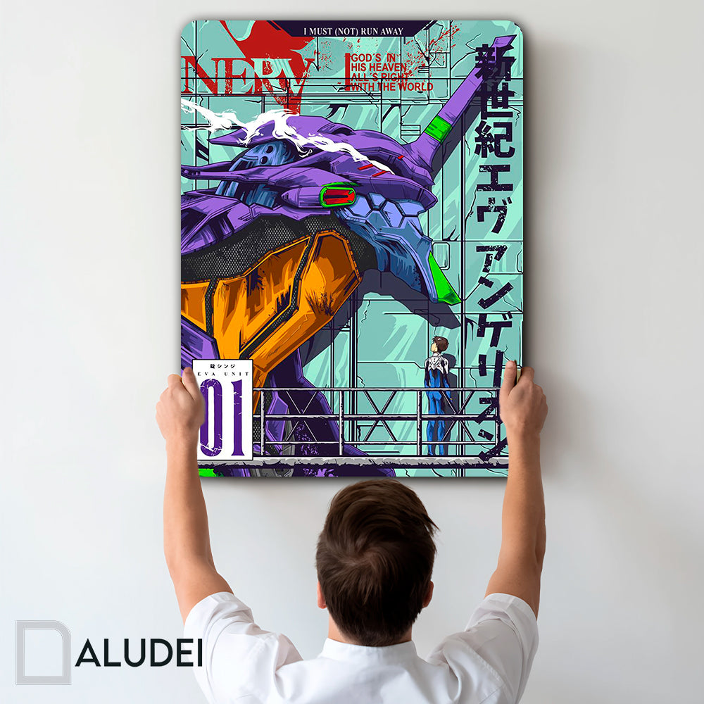 EVANGELIO CUADRO DE ALUMINIO SUBLIMADO 40X60 CM