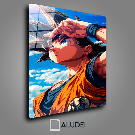 GOKU CUADRO DE ALUMINIO SUBLIMADO 40X60 CM