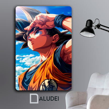 GOKU CUADRO DE ALUMINIO SUBLIMADO 40X60 CM