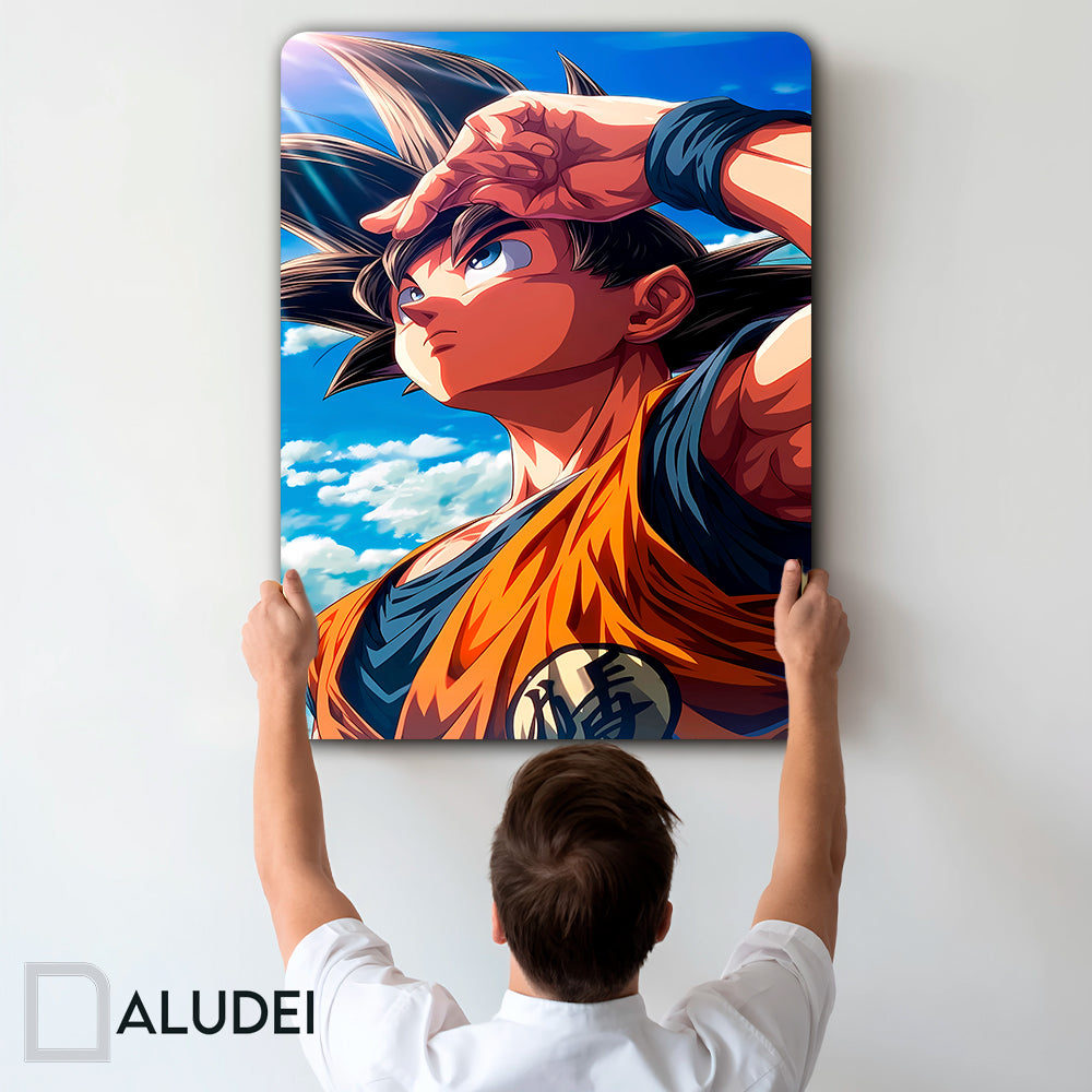 GOKU CUADRO DE ALUMINIO SUBLIMADO 40X60 CM