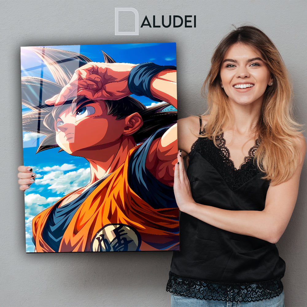 GOKU CUADRO DE ALUMINIO SUBLIMADO 40X60 CM