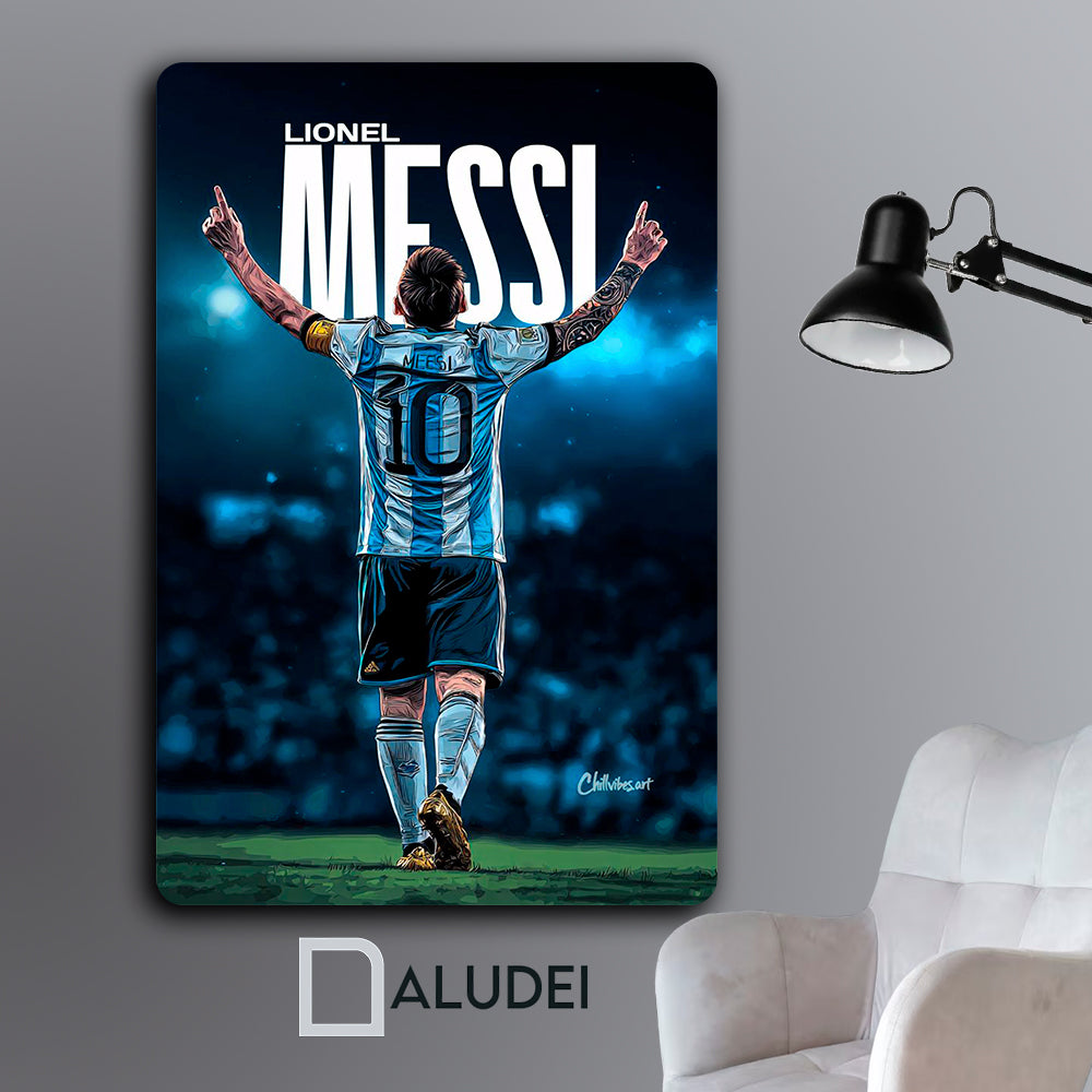 CAMPEÓN ARGENTINO CUADRO DE ALUMINIO SUBLIMADO 40X60 CM