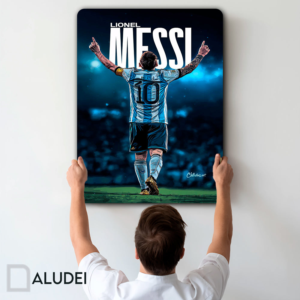 CAMPEÓN ARGENTINO CUADRO DE ALUMINIO SUBLIMADO 40X60 CM