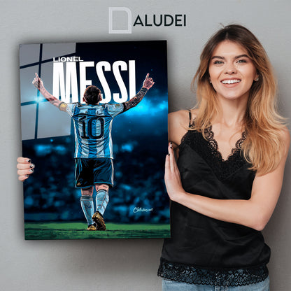 CAMPEÓN ARGENTINO CUADRO DE ALUMINIO SUBLIMADO 40X60 CM