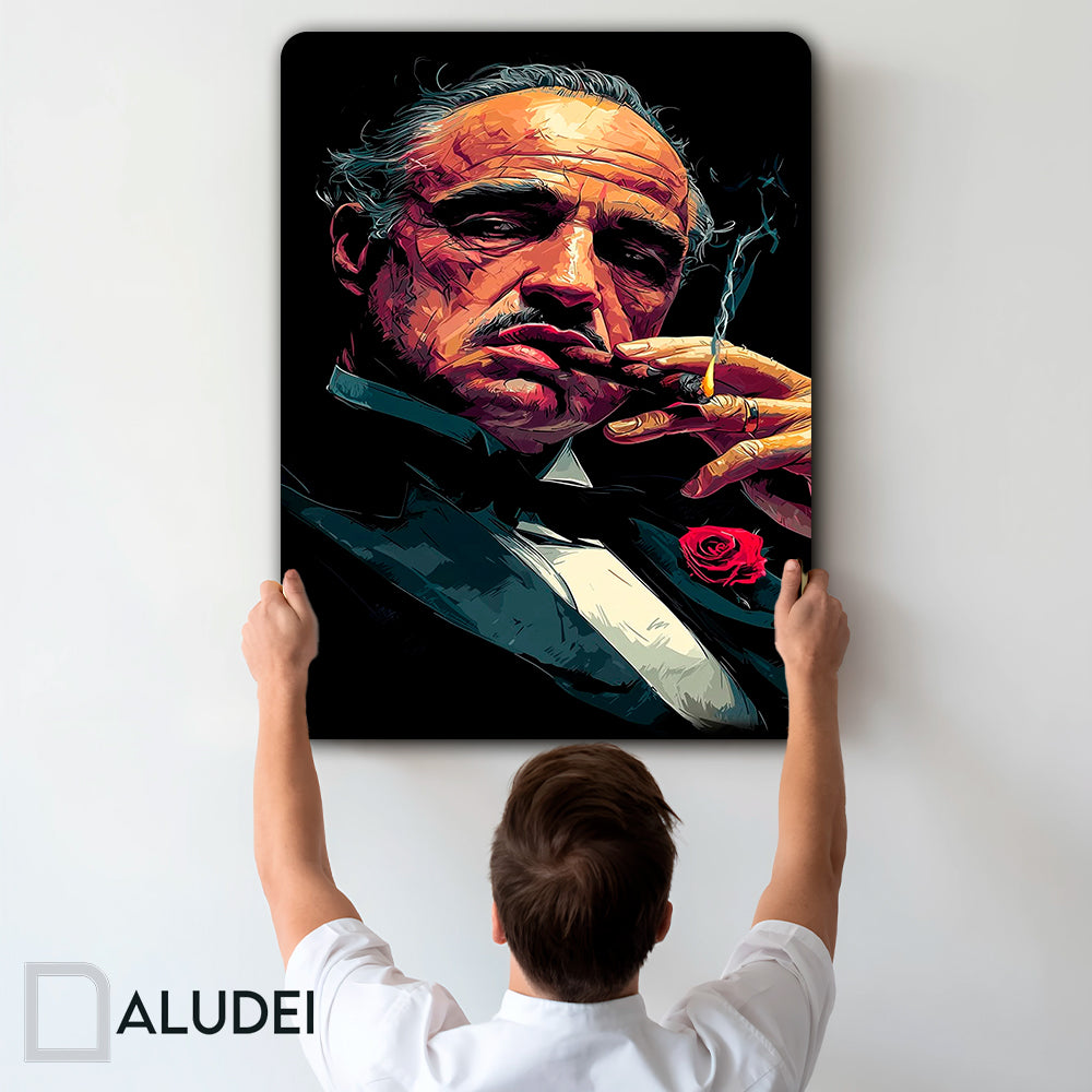 PADRINO CUADRO DE ALUMINIO SUBLIMADO 40X60 CM