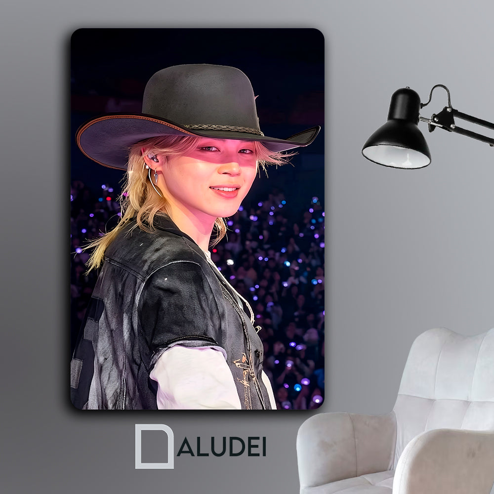 PARK JIMIN CUADRO PERSONALIZADO DE ALUMINIO SUBLIMADO 40X60 CM