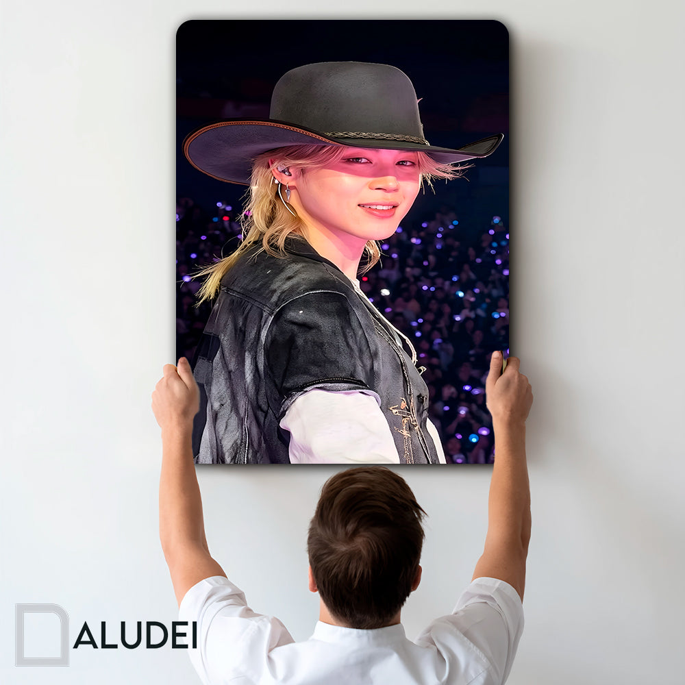 PARK JIMIN CUADRO PERSONALIZADO DE ALUMINIO SUBLIMADO 40X60 CM