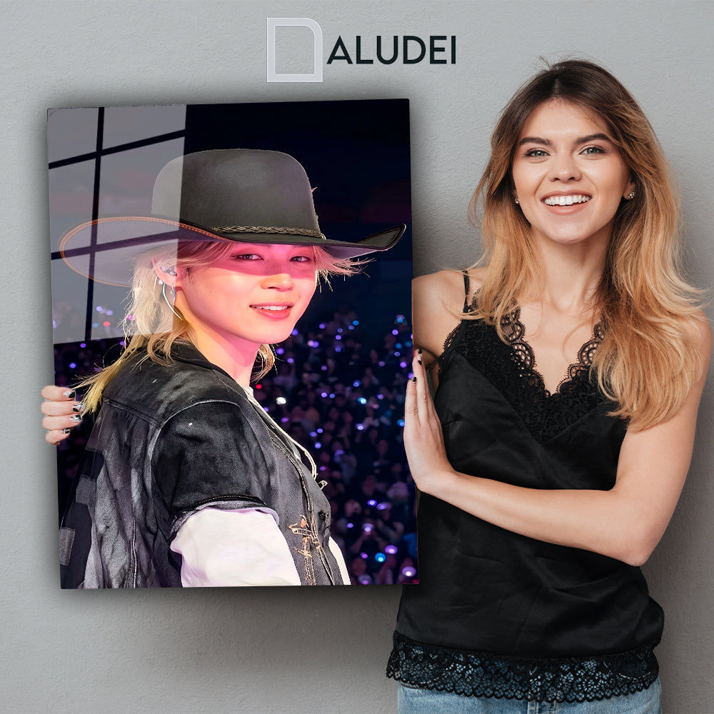 PARK JIMIN CUADRO PERSONALIZADO DE ALUMINIO SUBLIMADO 40X60 CM