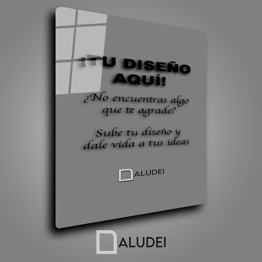 PERSONALIZA TU CUADRO PERSONALIZADO DE ALUMINIO SUBLIMADO 40X60 CM