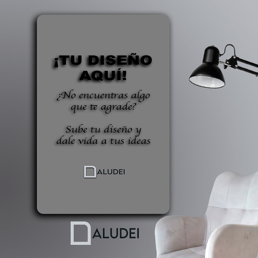 PERSONALIZA TU CUADRO PERSONALIZADO DE ALUMINIO SUBLIMADO 40X60 CM