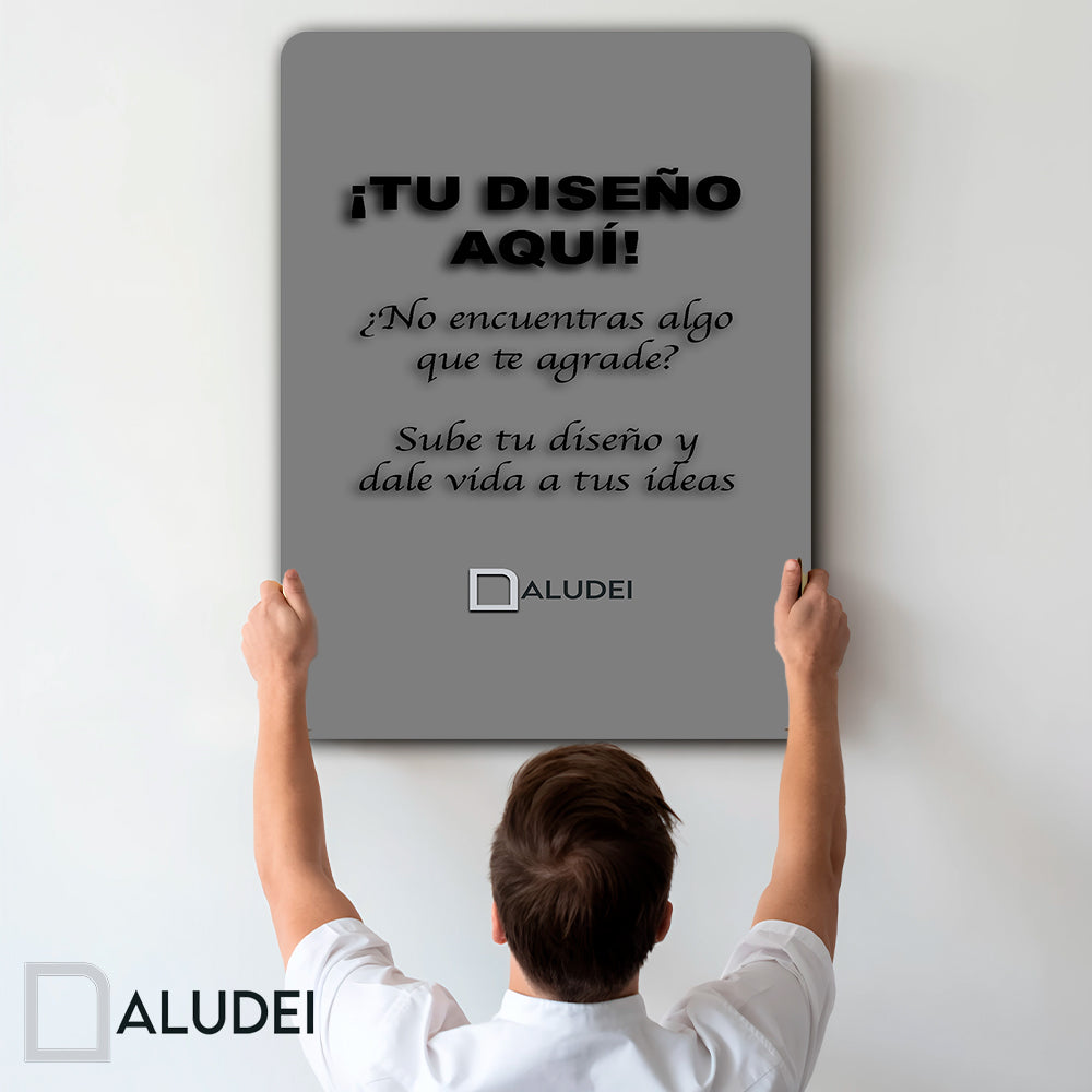 PERSONALIZA TU CUADRO PERSONALIZADO DE ALUMINIO SUBLIMADO 40X60 CM