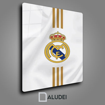 REAL MADRID FC CUADRO DE ALUMINIO SUBLIMADO 40X60 CM