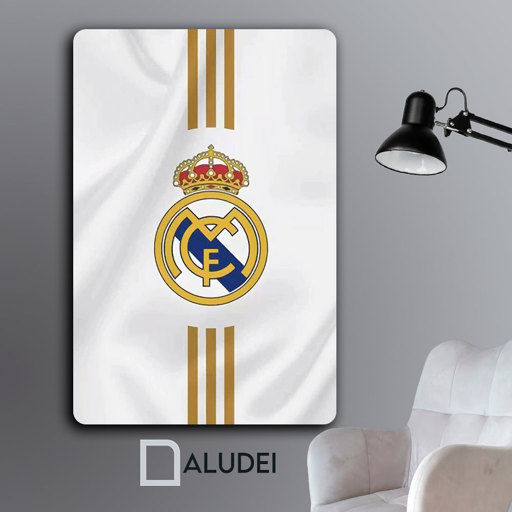 REAL MADRID FC CUADRO DE ALUMINIO SUBLIMADO 40X60 CM