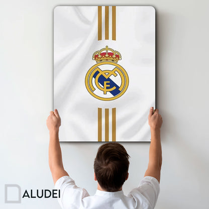 REAL MADRID FC CUADRO DE ALUMINIO SUBLIMADO 40X60 CM