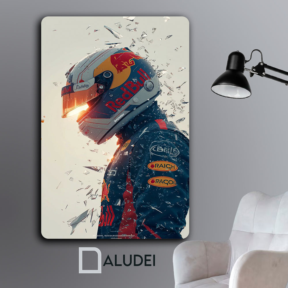 REDBULL F1 CUADRO DE ALUMINIO SUBLIMADO 40X60 CM