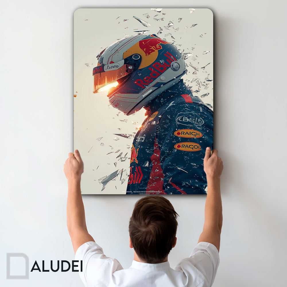 REDBULL F1 CUADRO DE ALUMINIO SUBLIMADO 40X60 CM