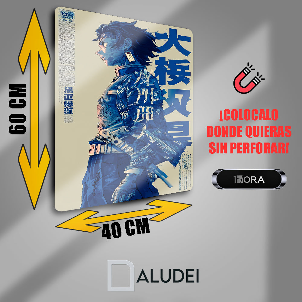 TAN JIRO CUADRO DE ALUMINIO SUBLIMADO 40X60 CM