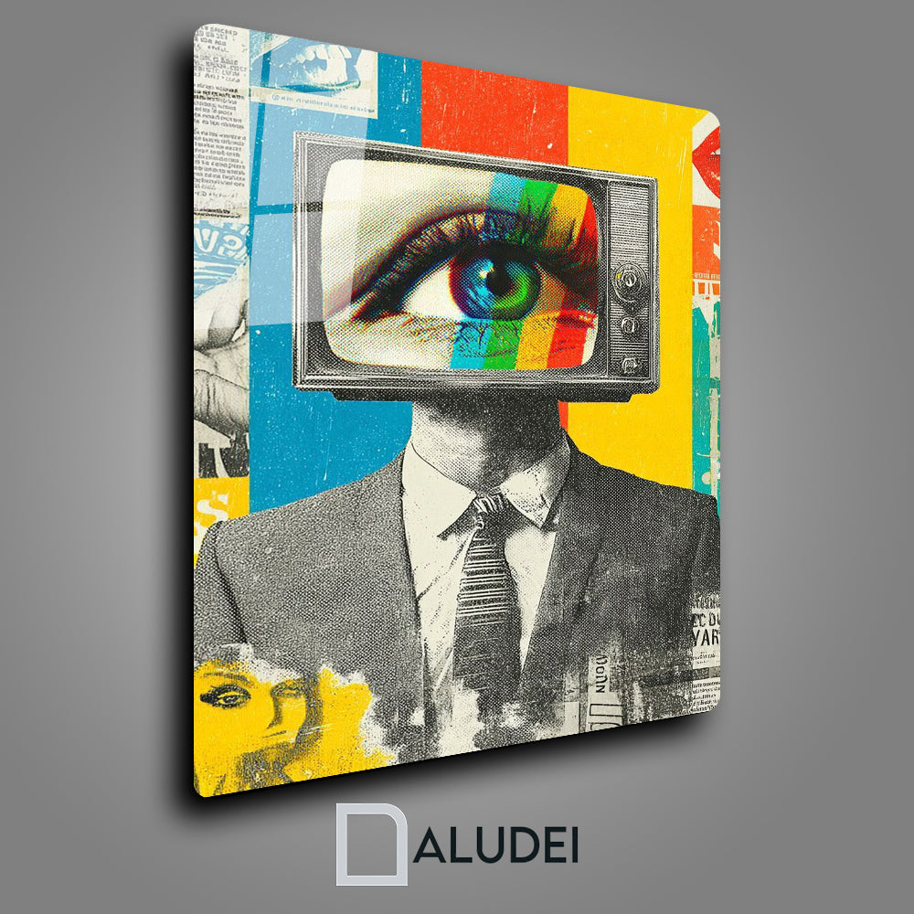 TV TE VE CUADRO DE ALUMINIO SUBLIMADO 40X60 CM