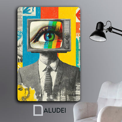 TV TE VE CUADRO DE ALUMINIO SUBLIMADO 40X60 CM